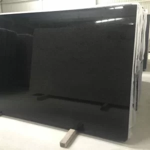 Jet Black Granite Slab fun Baluwe