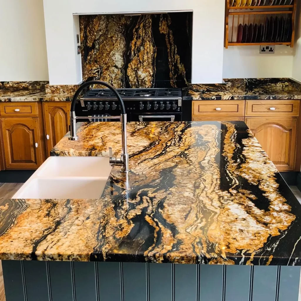 Black Gold Granite Countertops