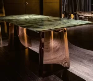 Green Granite Table